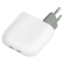 GOOGLE originalus C tipo įkroviklis PD 45W GA0573 balta lizdinė pakuotė