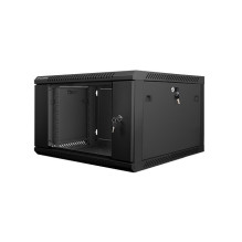 Lanberg prie sienos montuojama stelažinė spintelė 19\'\' 6U 600x600mm juoda (stiklinės durys) Lanberg prie sienos montuojama stelažinė spintelė 19\'\' 6U 600x600mm juoda (stiklinės durys)