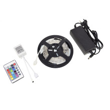 Indoor flexible PNI D-Light 60RGB LED strip 60 LEDs / m 12V 5m with remote control and transformer included Indoor flexible PNI D-Light 60RGB LED strip 60 LEDs / m 12V 5m with remote control and transformer included