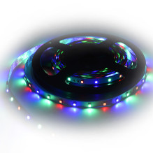 PNI D-Light 60RGB LED juostelė, skirta naudoti viduje, 60 LED / m 12 V 5 m, su nuotolinio valdymo pultu ir transformator PNI D-Light 60RGB LED juostelė, skirta naudoti viduje, 60 LED / m 12 V 5 m, su nuotolinio valdymo pultu ir transformator