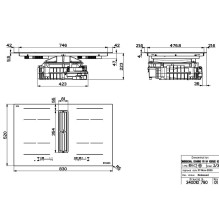 Hob-hood FABER GALILEO DOUBLE BLACK F830 Hob-hood FABER GALILEO DOUBLE BLACK F830