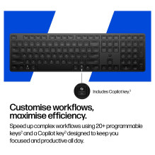 HP kelių įrenginių dviejų režimų klaviatūra 495K HP kelių įrenginių dviejų režimų klaviatūra 495K