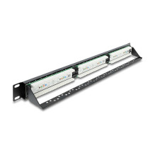 DELOCK 19 1HE komutacinis skydelis 24 prievadų Cat.6, LED juodas DELOCK 19 1HE komutacinis skydelis 24 prievadų Cat.6, LED juodas