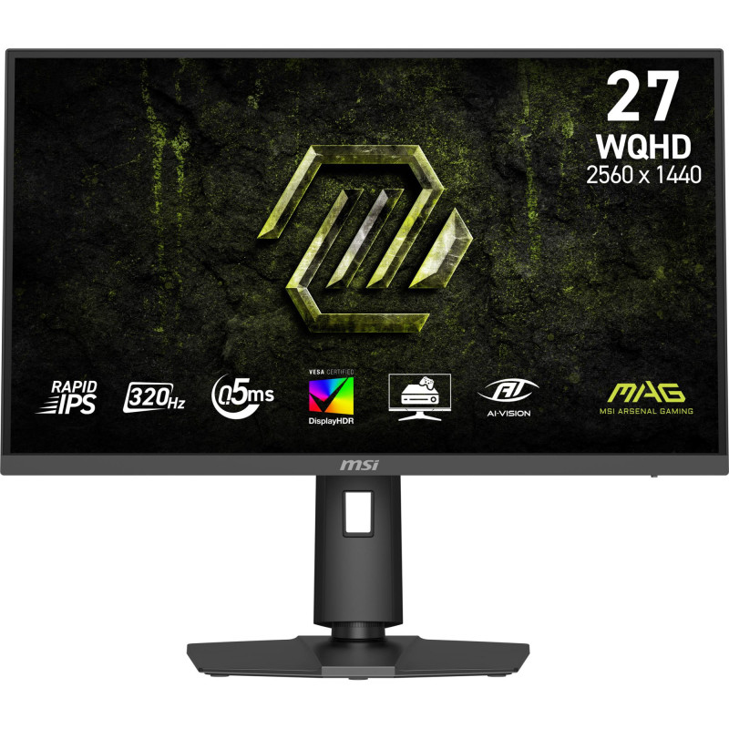 LCD MonitorMSI27 "2560 x 1440 pixelsWide Quad HDNative aspect ratio 16:9LCDFlatMAG274QPFX32 MAG 274QPF X32 (4711377