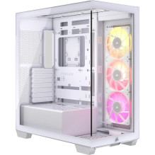 Kompiuterio Korpusas - Corsair iCUE LINK 3500X RGB Midi Tower White Kompiuterio Korpusas - Corsair iCUE LINK 3500X RGB Midi Tower White