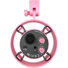 Mikrofonas - Fifine K688P Dinaminis USB-C / XLR, Kardioidinis, Realaus Laiko Stebėjimas, Rožinė Mikrofonas - Fifine K688P Dinaminis USB-C / XLR, Kardioidinis, Realaus Laiko Stebėjimas, Rožinė