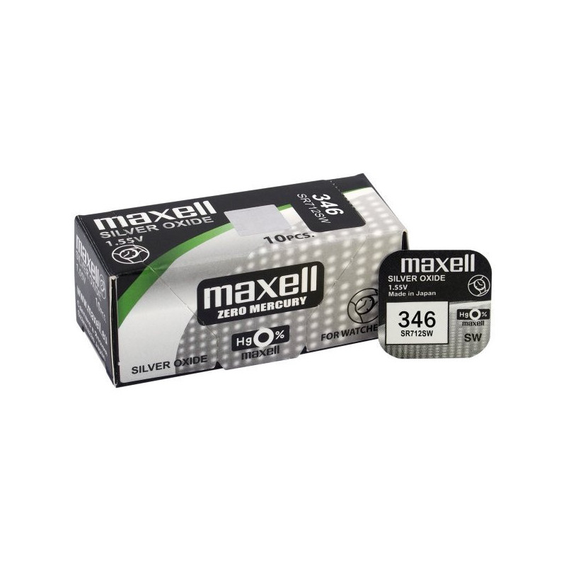 Maxell 346 (SR712SW) baterijos 10 vnt.