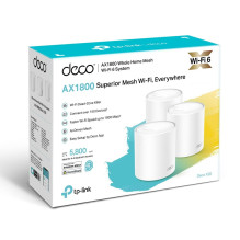 Network Equipment - TP-Link AX1800 Whole Home Mesh Wi-Fi 6 System, 1775 Mbit/s, 3-Pakuotė Network Equipment - TP-Link AX1800 Whole Home Mesh Wi-Fi 6 System, 1775 Mbit/s, 3-Pakuotė