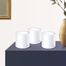 Network Equipment - TP-Link AX1800 Whole Home Mesh Wi-Fi 6 System, 1775 Mbit/s, 3-Pakuotė Network Equipment - TP-Link AX1800 Whole Home Mesh Wi-Fi 6 System, 1775 Mbit/s, 3-Pakuotė