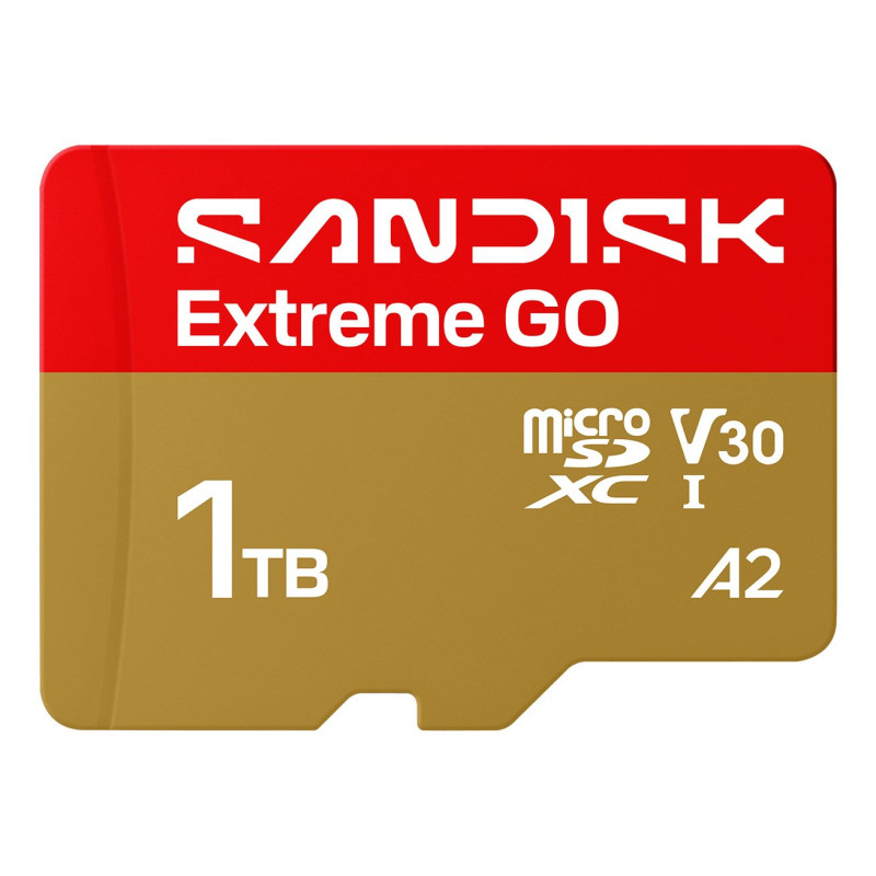 Memory Card - SanDisk Extreme GO 1 TB MicroSDXC 240 MB/s Read, 160 MB/s Write