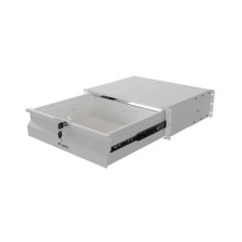 Lanberg 19" Rack Cabinet Drawer - Lanberg 19" 3U Steel Box 90 kg Load Capacity Gray Lanberg 19" Rack Cabinet Drawer - Lanberg 19" 3U Steel Box 90 kg Load Capacity Gray
