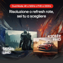 Monitorius - LG Monitor 32GX850A-B 32" 4K UHD 165Hz G-SYNC FreeSync HDR