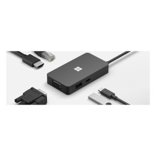 Microsoft 1E4-00002 laptop dock / port replicator Microsoft 1E4-00002 laptop dock / port replicator