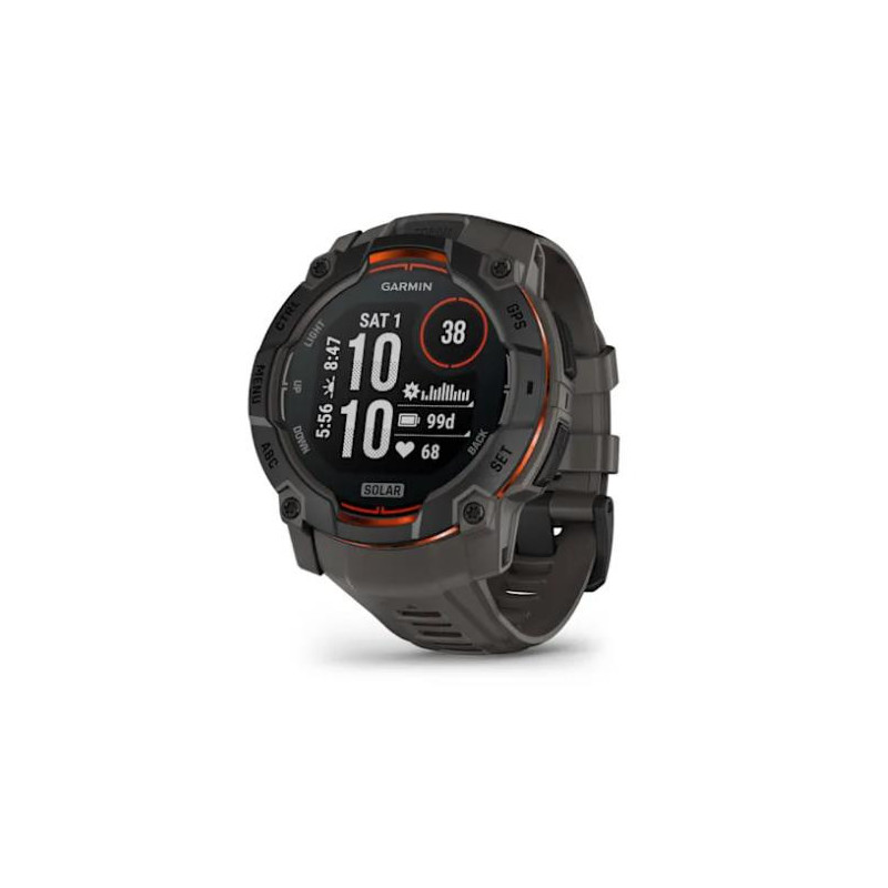 SMARTWATCH INSTINCT 3 SOLAR / BLK / CHARC 010-02935-00 GARMIN