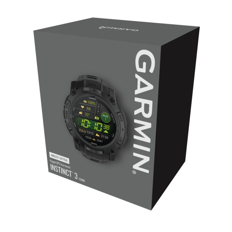 SMARTWATCH INSTINCT 3 AMOLED / BLACK 010-03020-50 GARMIN