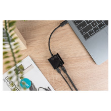 DIGITUS USB Type-C gigabito eterneto adapteris, palaikantis PD.