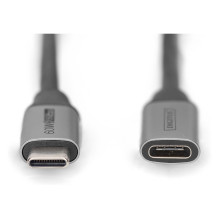 DIGITUS USB 3.0 / C - C prailginimo kabelis, 1 m, juodas