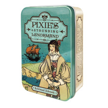 Pixie Astounding Lenormand kortos skardinėjė dėžutėje US Games Systems Pixie Astounding Lenormand kortos skardinėjė dėžutėje US Games Systems