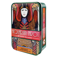 Aquarian Tarot Cards in a Tin Box US Games Systems