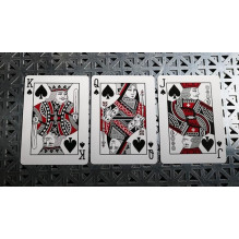 Bicycle Rider Back Metal Luxe Cards (Red) Bicycle Rider Back Metal Luxe Cards (Red)