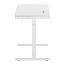 Adjustable height table, UP BALDERII, white Adjustable height table, UP BALDERII, white