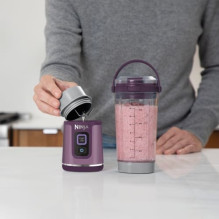 Ninja BC151EUPR trintuvas Nešiojamas trintuvas Violetinė, Permatoma Ninja BC151EUPR trintuvas Nešiojamas trintuvas Violetinė, Permatoma