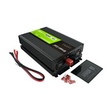 Green Cell Przetwornica napicia PowerInverter LCD 12 V 2000W / 40000W Przetwornica samochodowa z wywietlaczem - czysty s Green Cell Przetwornica napicia PowerInverter LCD 12 V 2000W / 40000W Przetwornica samochodowa z wywietlaczem - czysty s