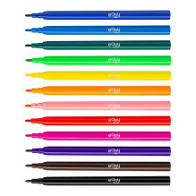 Felt-tip pens, one-sided, 12 pcs Felt-tip pens, one-sided, 12 pcs