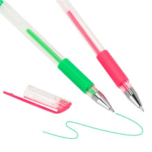 NEON GEL PENS 1MM 6PCS NEON GEL PENS 1MM 6PCS