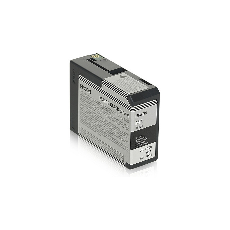 Epson ink cartridge matte black T 580 80 ml T 58080N