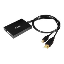 Club3D Adapteris „MiniDisplayport DVI-D“ (aktyvus dvigubas) St / Bu mažmeninė prekyba Club3D Adapteris „MiniDisplayport DVI-D“ (aktyvus dvigubas) St / Bu mažmeninė prekyba
