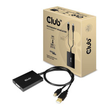 Club3D Adapteris „MiniDisplayport DVI-D“ (aktyvus dvigubas) St / Bu mažmeninė prekyba Club3D Adapteris „MiniDisplayport DVI-D“ (aktyvus dvigubas) St / Bu mažmeninė prekyba