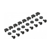 19? Tragschiene längenverstellbar 368 - 600 mm für Netzwerkschrank 1 HE schwarz 2 Stück 19? Tragschiene längenverstellbar 368 - 600 mm für Netzwerkschrank 1 HE schwarz 2 Stück