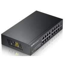 Zyxel GS1100-16 Unmanaged Gigabit Ethernet (10 / 100 / 1000) Black Zyxel GS1100-16 Unmanaged Gigabit Ethernet (10 / 100 / 1000) Black