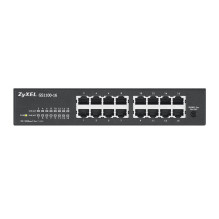 Zyxel GS1100-16 Unmanaged Gigabit Ethernet (10 / 100 / 1000) Black Zyxel GS1100-16 Unmanaged Gigabit Ethernet (10 / 100 / 1000) Black
