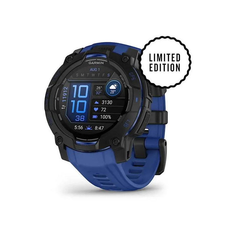 SMARTWATCH INSTINCT 3 AMOLED / BLACK 010-02936-03 GARMIN 010-02936-03 (753759357139)