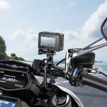 Sportinė kamera Hoco su dviem ekranais 1,3" + 2" 4K / 30 kadrų per sekundę DV101 juoda Sportinė kamera Hoco su dviem ekranais 1,3" + 2" 4K / 30 kadrų per sekundę DV101 juoda