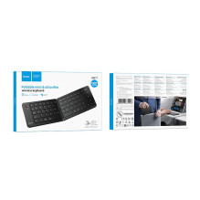 Wireless keyboard folded QWERTY Hoco GM71 black Wireless keyboard folded QWERTY Hoco GM71 black