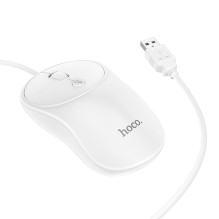 Wire mouse Hoco USB A 1600 dpi GM13 white Wire mouse Hoco USB A 1600 dpi GM13 white