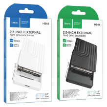 Hard drive enclosure HDD 2,5" SATA USB 3.0 to Micro B Hoco HB55 black Hard drive enclosure HDD 2,5" SATA USB 3.0 to Micro B Hoco HB55 black