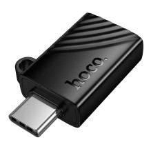 Kortelių skaitytuvas TF 2.0 USB-C Hoco HB53 juodas Kortelių skaitytuvas TF 2.0 USB-C Hoco HB53 juodas