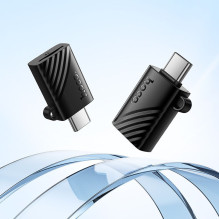 Card reader TF 2.0 USB-C Hoco HB53 black Card reader TF 2.0 USB-C Hoco HB53 black