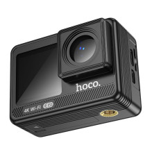 Sports camera Hoco with two screens 1,3" + 2" anti-shake IPS 4K / 30fps DV102 black