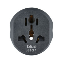 BLUE STAR travel adapter GO TO Europe (Type E) 16A white BLUE STAR travel adapter GO TO Europe (Type E) 16A white