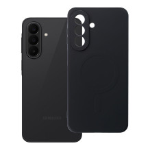 Case for Samsung A27 Silicone Mag Cover compatible with MagSafe (camera protection) black