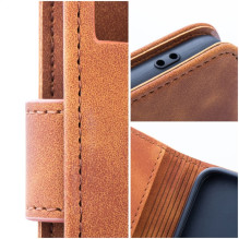 Atverčiamas dėklas Xiaomi Redmi NOTE 11 / 11S Tender Book, rudas Atverčiamas dėklas Xiaomi Redmi NOTE 11 / 11S Tender Book, rudas