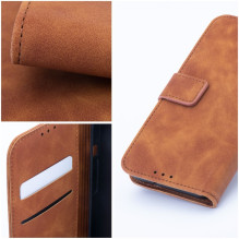 Atverčiamas dėklas Xiaomi Redmi NOTE 11 / 11S Tender Book, rudas Atverčiamas dėklas Xiaomi Redmi NOTE 11 / 11S Tender Book, rudas