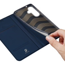 DUX DUCIS piniginės dėklas SKIN PRO, skirtas SAMSUNG S25, mėlynas DUX DUCIS piniginės dėklas SKIN PRO, skirtas SAMSUNG S25, mėlynas