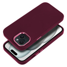 „iPhone 15“ rėmelio violetinis dėklas „iPhone 15“ rėmelio violetinis dėklas
