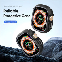 DUX DUCIS dėklas BAMO, skirtas Apple Watch Ultra / Ultra 2 49 mm, vidurnakčio pilkos spalvos DUX DUCIS dėklas BAMO, skirtas Apple Watch Ultra / Ultra 2 49 mm, vidurnakčio pilkos spalvos